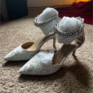 Badgley Mischka Wedding Shoes NIB
